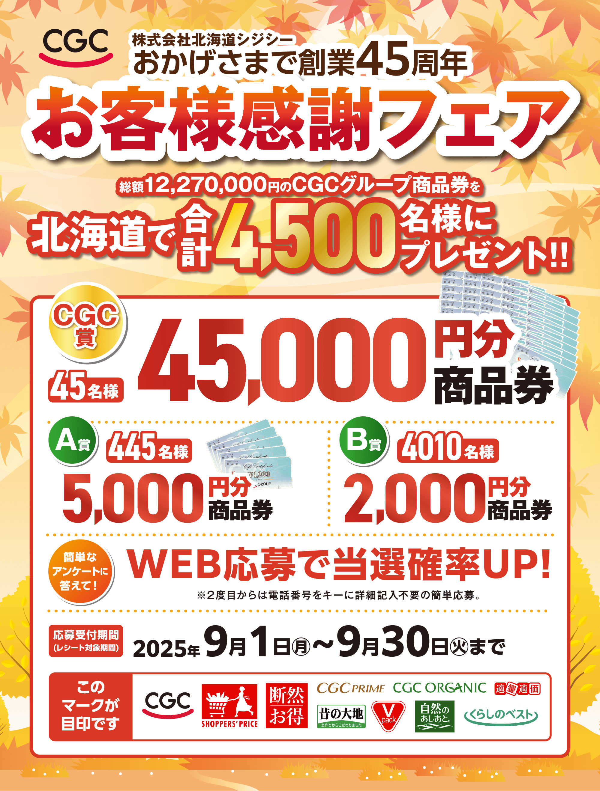 総額12,270,000円プレゼント