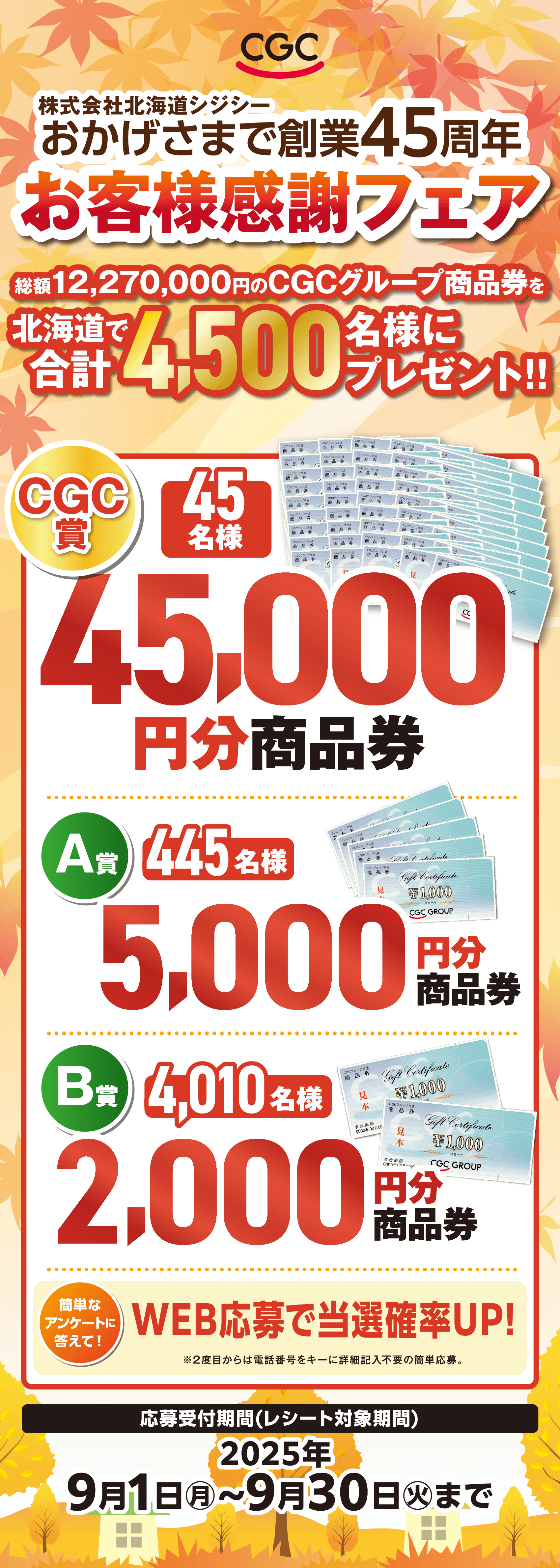 総額12,270,000円プレゼント